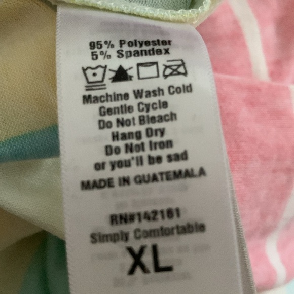 NWT LulaRoe Multi-Color Tank Top Size XL - Picture 5 of 9